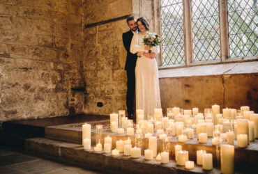 Winter Wedding Photography at The Priests House Barden Tower