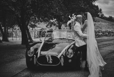 Outdoor wedding at Yorebridge House